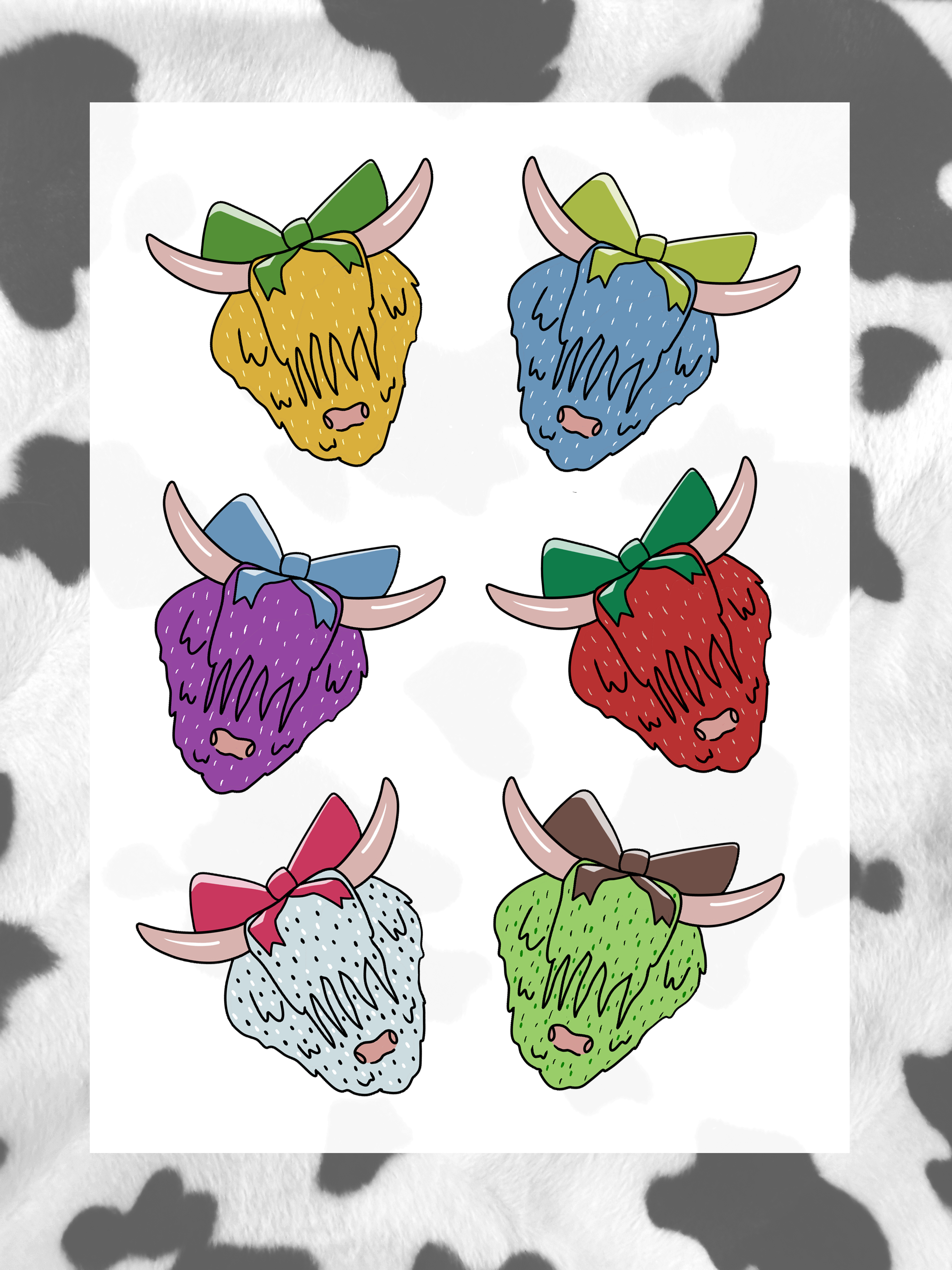 Fruity Cow - Sticker Pack