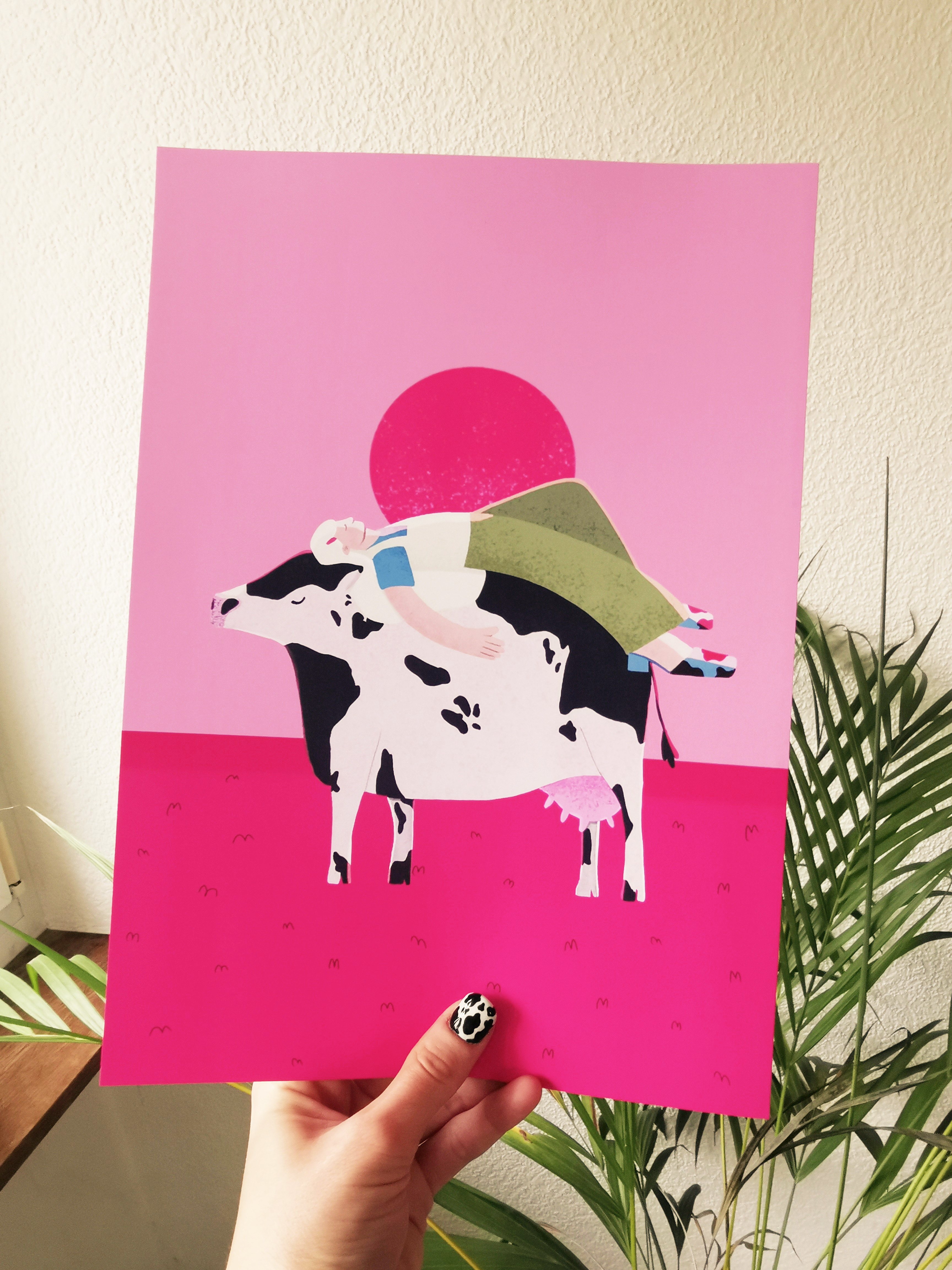 Cow Dreams - Unframed Print